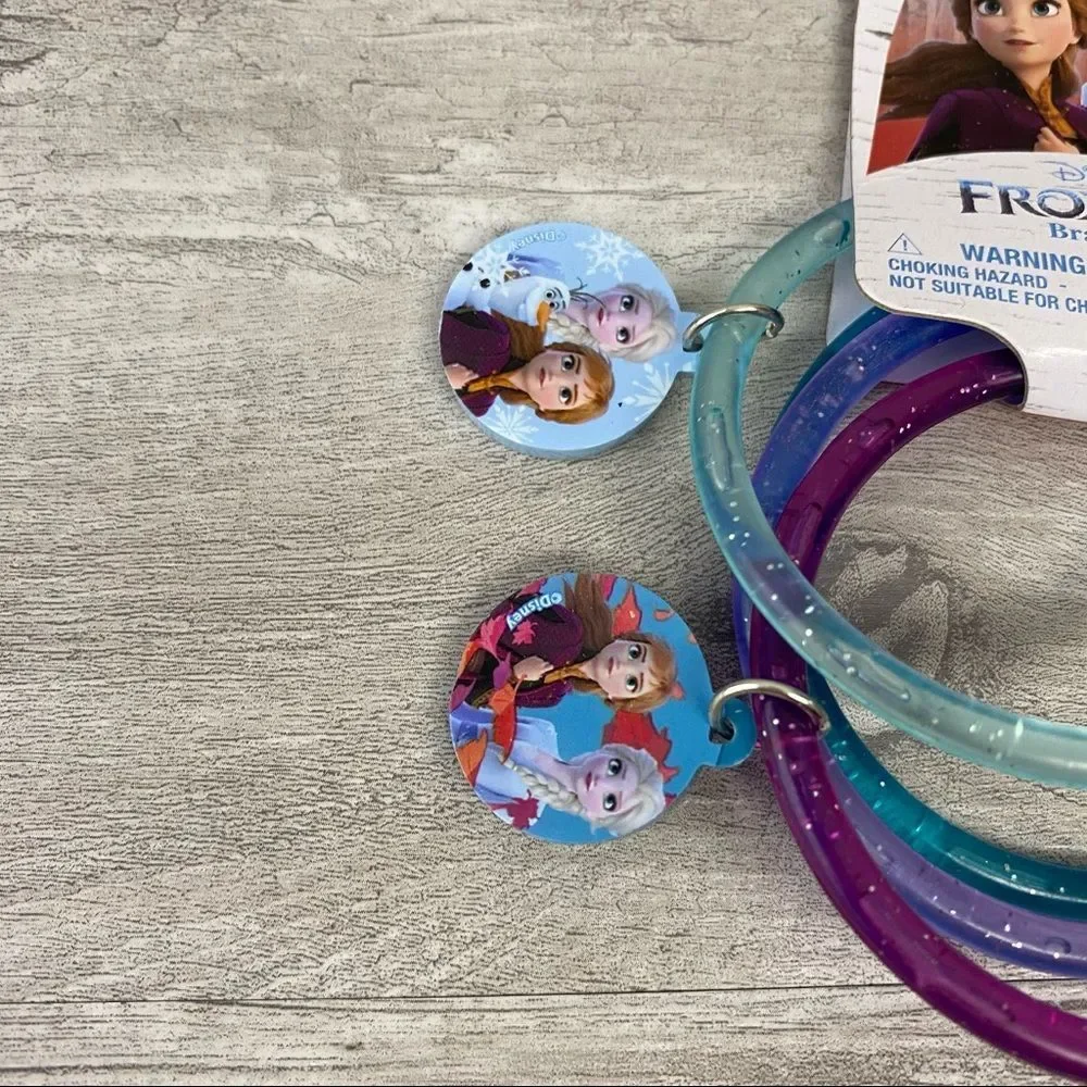 NWT Frozen II three piece bracelet with charms